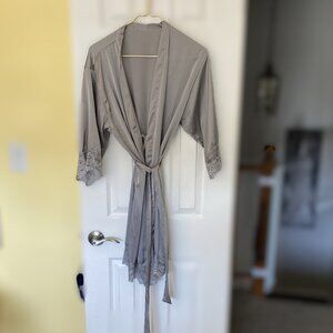 Silky Gray Robe 